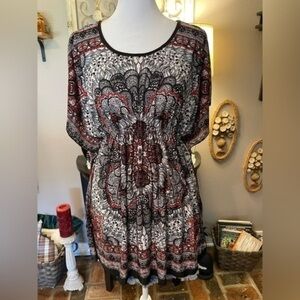 Mandela bandanna empire waist top.